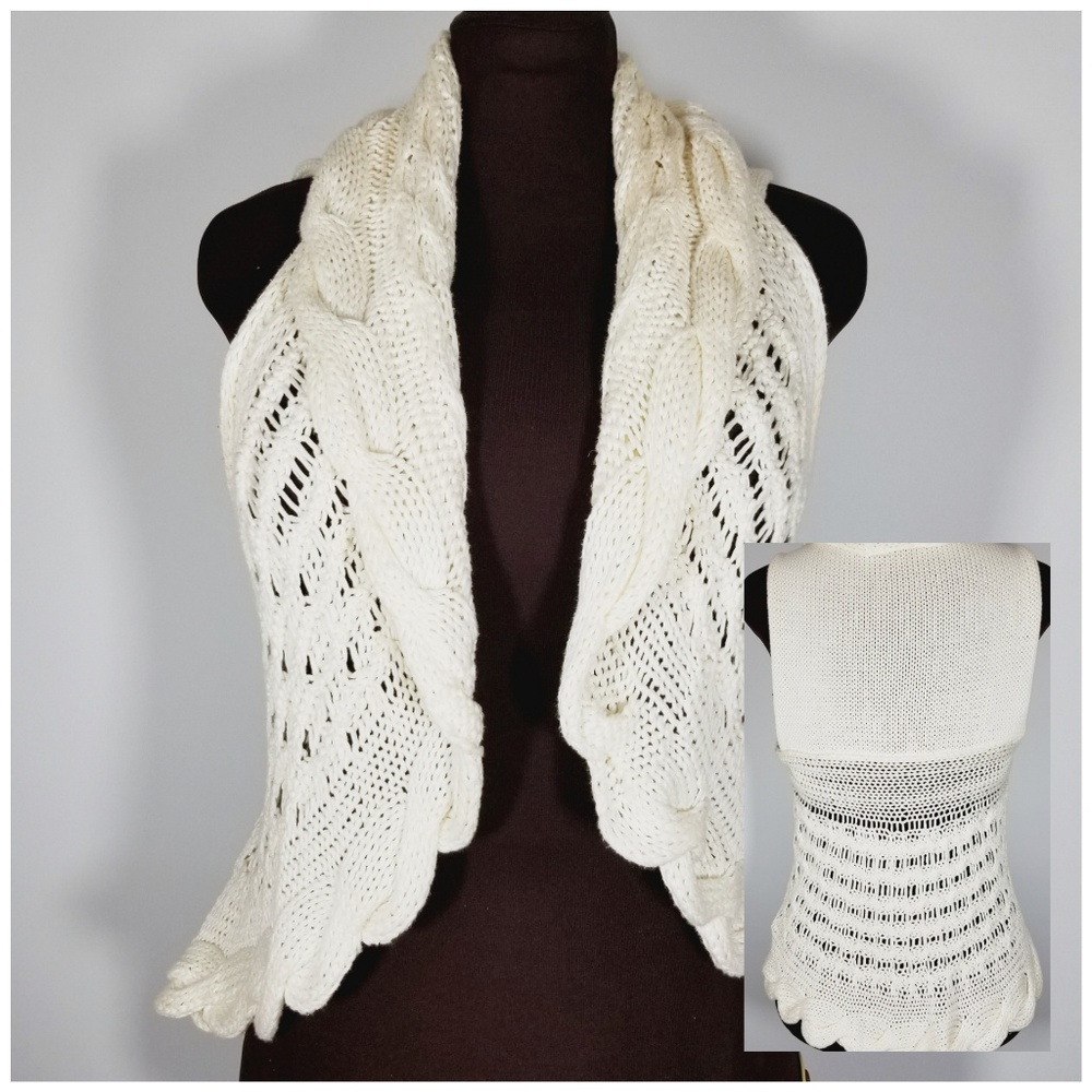 Knitted sweater tank